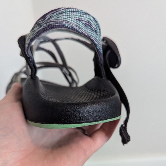 Chaco ZX/2 Classic Sandal Purple, Teal, Grey sz 10 - Picture 5 of 6